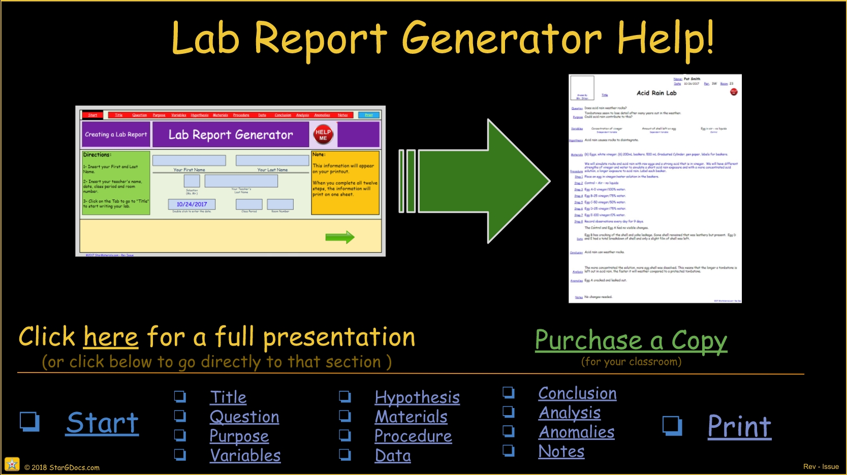 Lab Report Maker